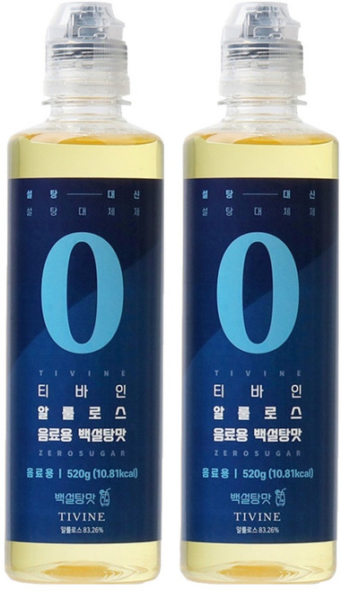 TIVINE 無糖糖漿 飲料用, 520g, 2瓶