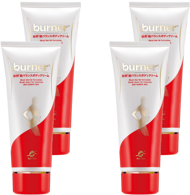 funcare 船井生醫 burner 倍熱 超勻美體霜, 150ml, 4條
