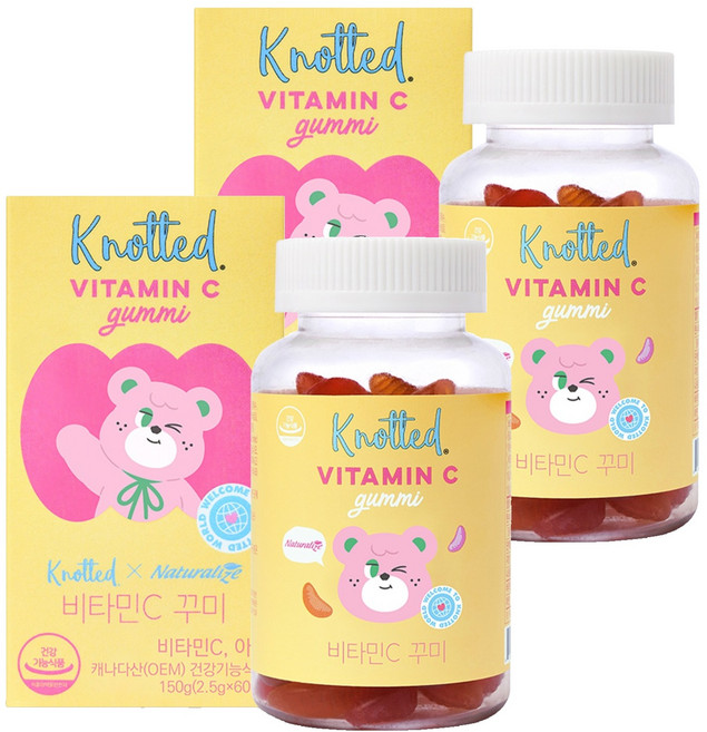 노티드 꾸미 비타민C 60p, 150g, 2개