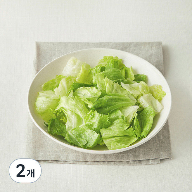 팜에이트 무농약 인증 스마트팜 손질 양상추, 250g, 1개입, 2개