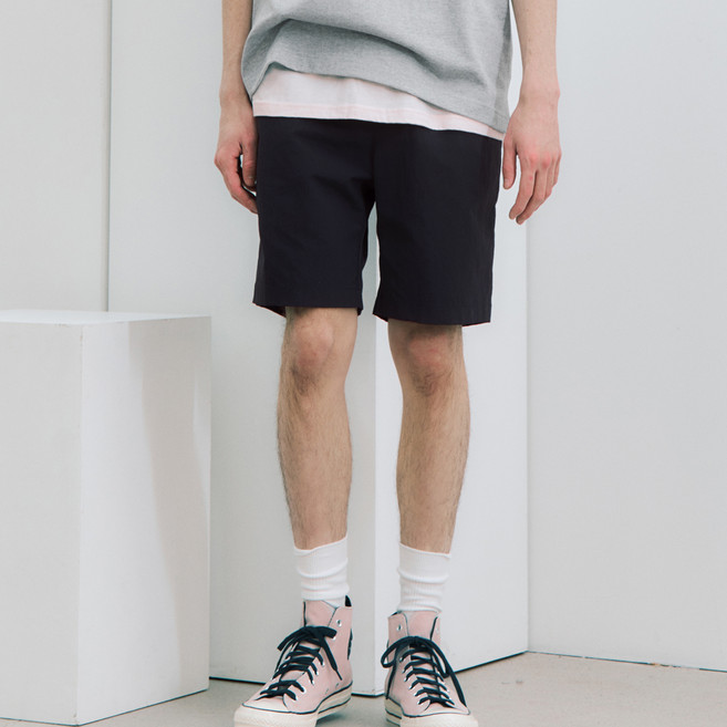 베이직하우스 남성용 나일론 풀밴딩 반바지 LVHP3102