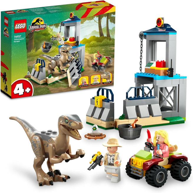 LEGO 76957 侏羅紀世界系列, 迅猛龍的逃脫 Velociraptor Escape, 1盒
