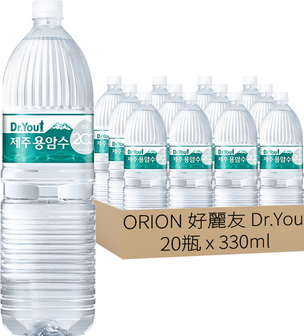 ORION 好麗友 Dr.You 濟州熔岩水, 330ml, 20瓶