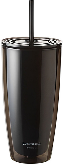 락앤락 더블월 콜드컵, 블랙, 720ml, 1개