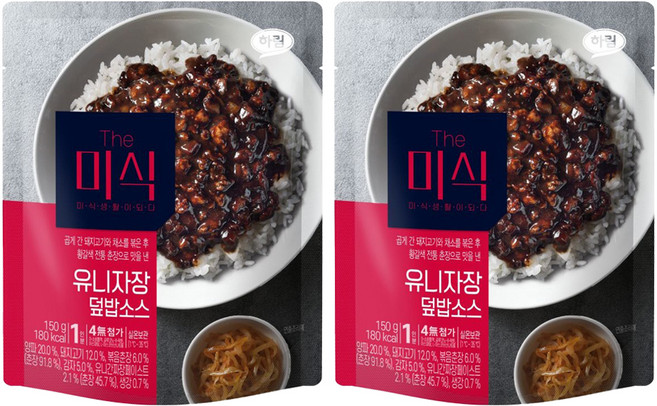 더미식 유니자장 덮밥소스, 2개, 150g