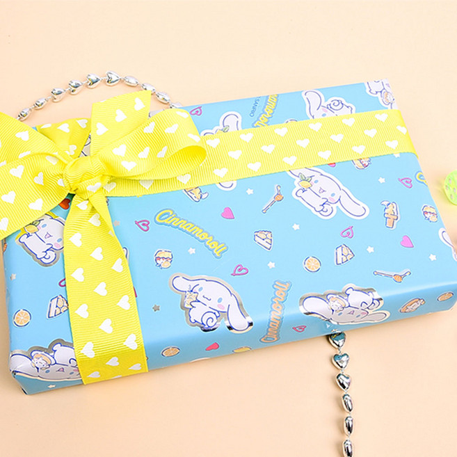 좋은기븐 산리오 메탈포장지 53cm X 12m, 시나모롤하늘, 1개