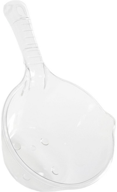 앞날창창 다용도 욕실 손잡이 바가지 눈금형, 투명, 1개