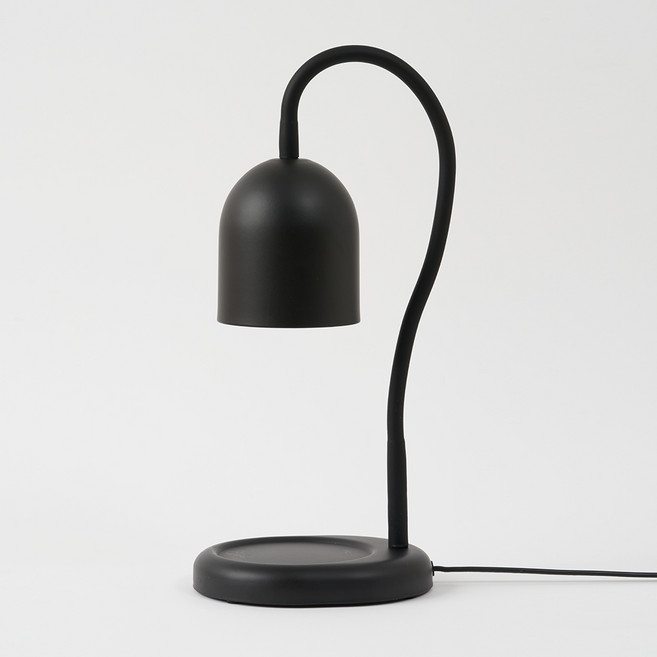 메르시앤코 플레르 램프 조명 캔들 워머, 블랙