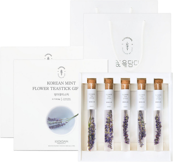 꽃을담다 방아꽃 티스틱세트, 1g, 5개입, 2개