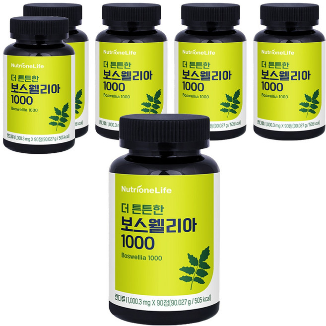 뉴트리원 더 튼튼한 보스웰리아 1000, 90정, 6개