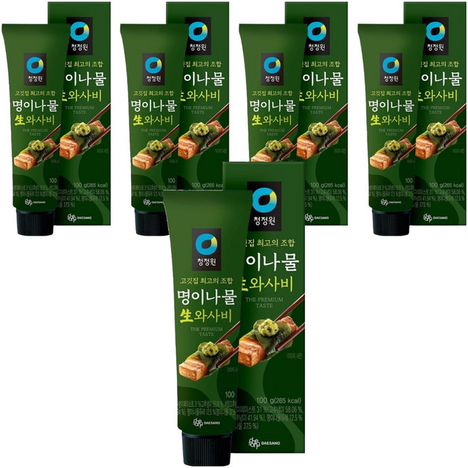 清淨園 茖蔥生芥末條, 5個, 100g