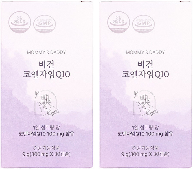 마미앤대디 비건 코엔자임Q10 9g, 2개, 30정