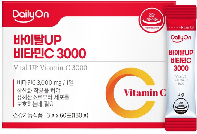 데일리온 바이탈UP 비타민C 3000 60p, 180g, 1개