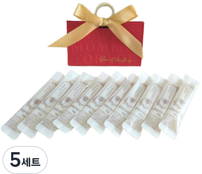 Daols 純味蜂蜜棒感謝禮盒 10入 紅色, 5套, 100g
