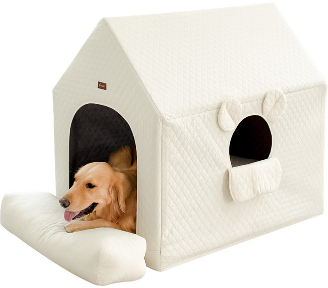 초코펫하우스 대형견 울트라 에브리데이 하우스 3.0, 아이보리, 1개