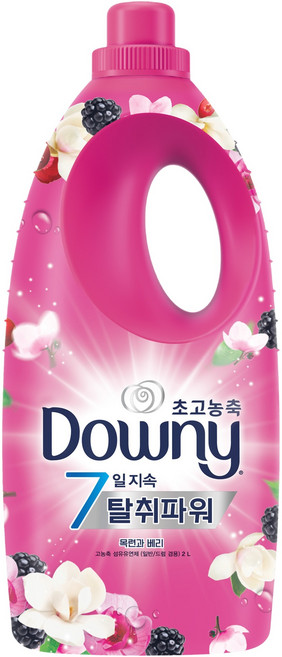 다우니 고농축 섬유유연제 목련과 베리향 본품, 2L, 1, 1개