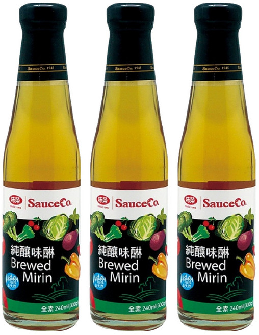 味榮 純釀味醂 全素, 240ml, 3瓶