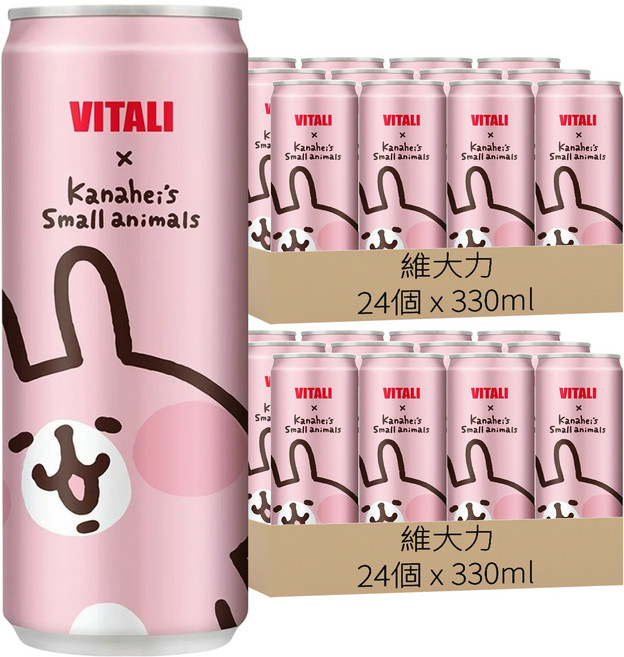 維大力 香檳風味氣泡飲, 48個, 330ml