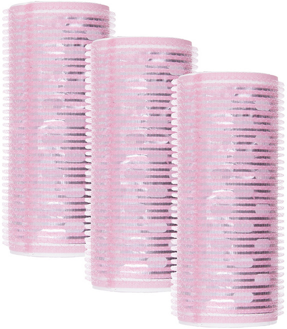 ELLE PARIS 열전도 헤어 앞머리 구르프 긴형 대 3p, 1개, 핑크