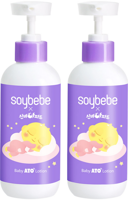 소이베베 베이비 아토 로션, 300ml, 2개