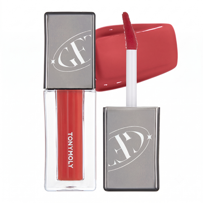 TONYMOLY 韓國原廠直供 Get It 玻璃水光唇彩, 02 Oh My Rose, 1支