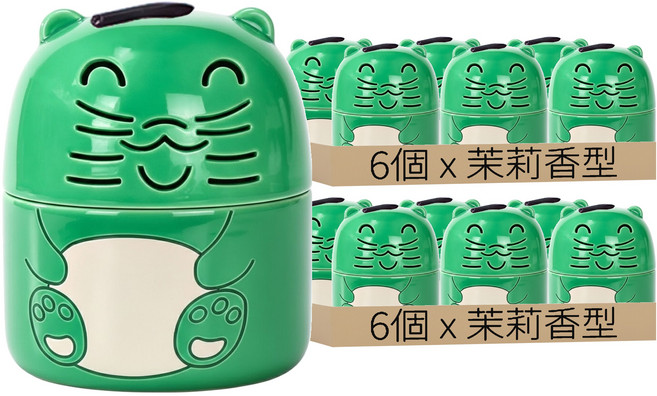 寧覓宇 馬桶潔廁寶 C521 茉莉香型 6入組, 160g, 2組