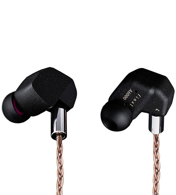 final Wired 入耳式 耳機 3.5mm 2PIN OCC Cable 黑色 A6000