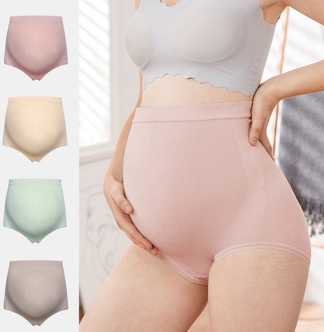 라티아 3D 심리스 하이웨스트 임산부 팬티 4종 세트