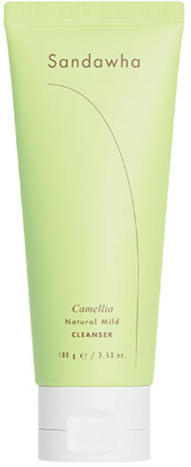 [비건뷰티] 산다화 유기농 저자극 약산성 클렌징 폼, 100g, 1개