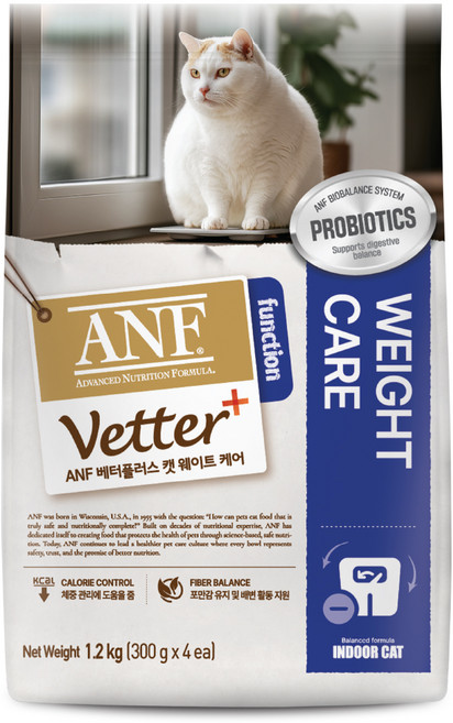 ANF 베터플러스 캣 기능성 사료, 다이어트+장건강, 1.2kg, 1개