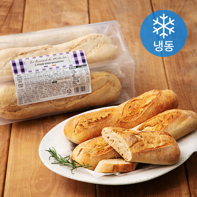 메니세즈 스톤 오븐 바게트 생지 (냉동), 750g, 1개