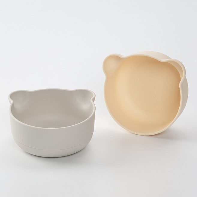 아띠홈 쁘띠포레 곰돌이 간식볼 2종 세트 L, 크림 + 버터, 1세트