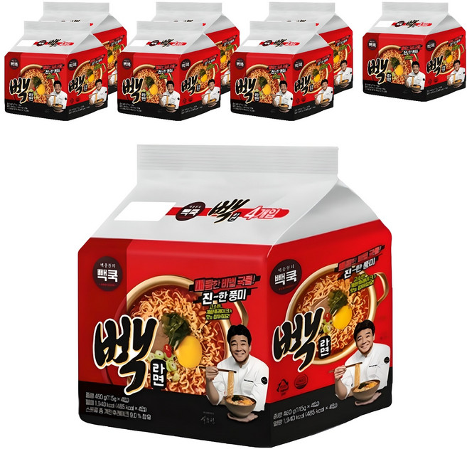 빽쿡 빽라면 115g, 32개