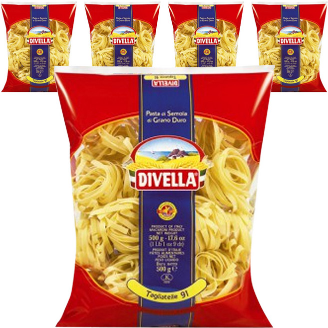 DIVELLA 德威樂 鳥巢麵, 500g, 5個