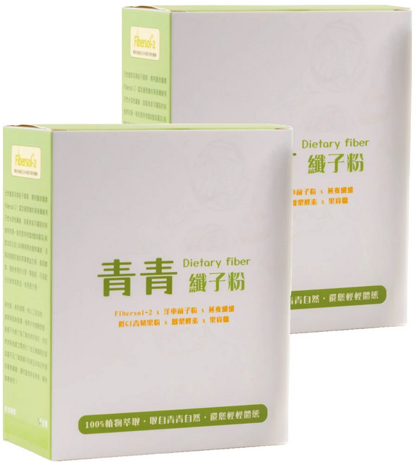 ONE-WAY 不二創立 青青纖子粉, 10條, 10g, 2盒