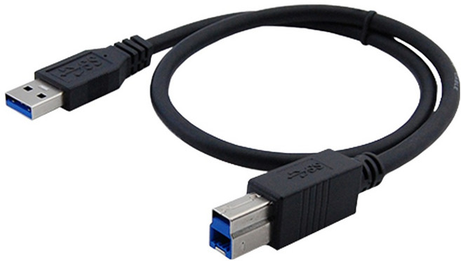 專業級USB3.0傳輸線 A公-B公, 180cm, 黑色, 1條