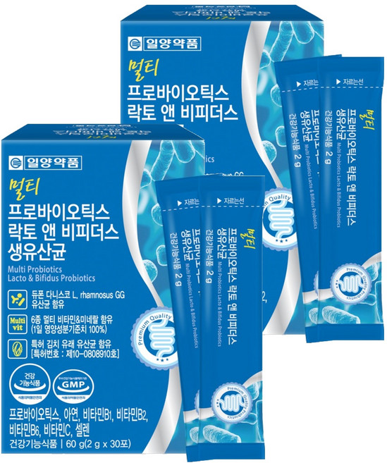 IL-YANG 一洋藥品 綜合益生菌粉隨身包 30條入, 2盒, 60g