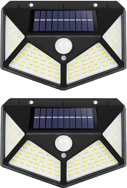 小麥購物 太陽能LED庭院燈 感應款 C322 100g, 2個