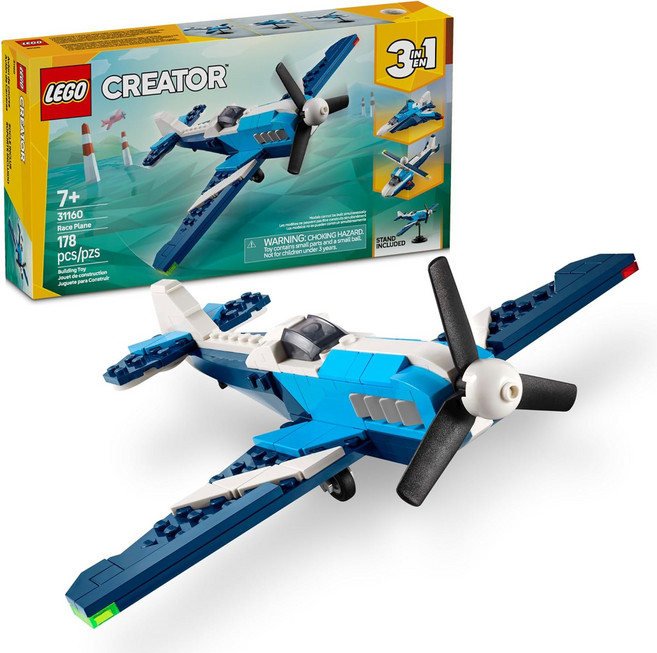LEGO 樂高 31160 Creator 飛行器 競技飛機, 1盒, 飛行器：競技飛機
