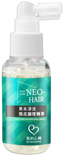 MY SCHEMING 我的心機 草本淨涼頭皮調理精華, 65ml, 1件