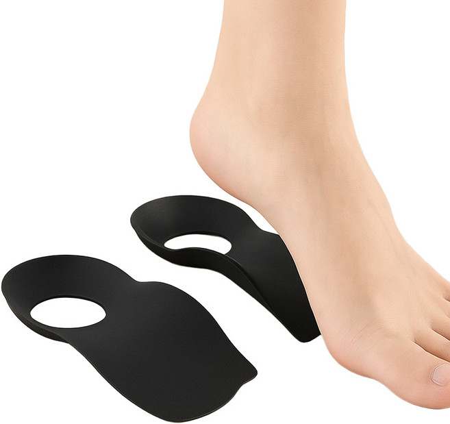 위더스 풋서포트 아치솔루션 신발 보조 아치 깔창 세트 블랙, 1세트