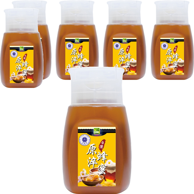 彩花蜜 台灣原淬蜂蜜, 6瓶, 320g