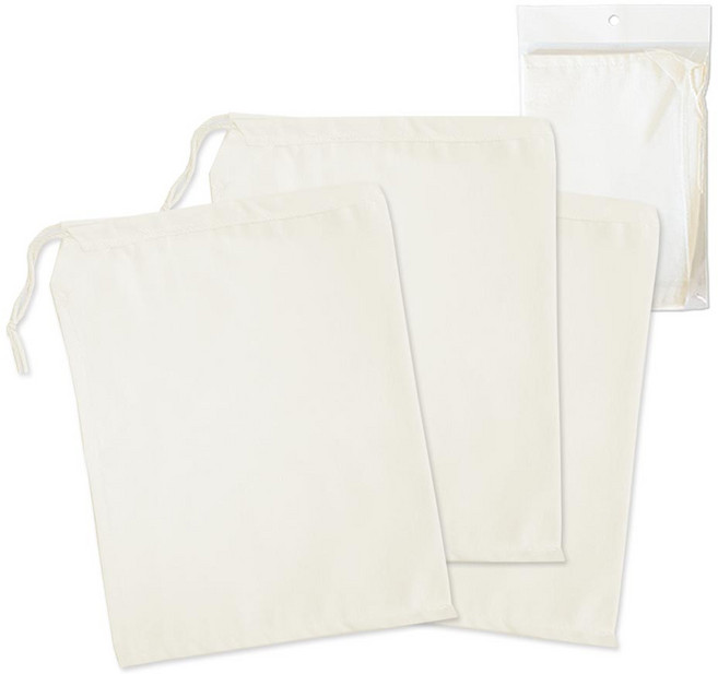 순면 주머니, 3개