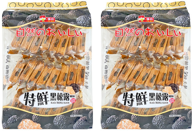 福伯 特鮮黑松露風味餅, 350g, 2包