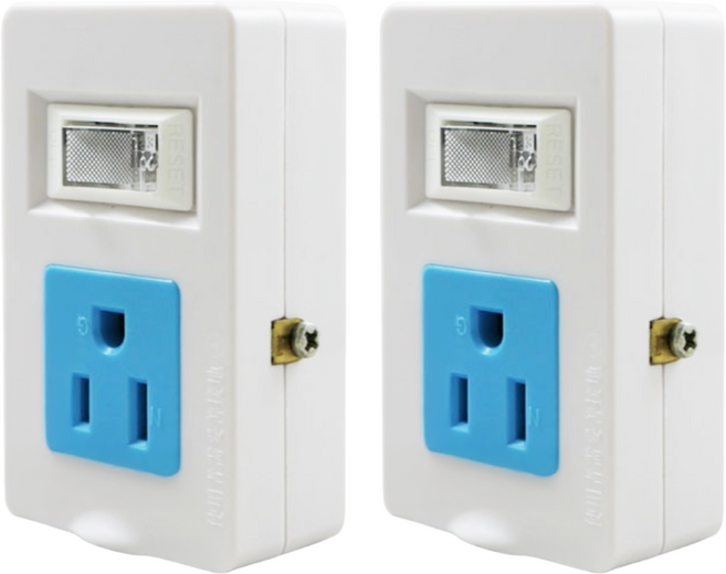 BC 博銓科技 新安規 1開關2插座3P+2P轉接器, 8.4cm, 白色 + 藍色, 2個