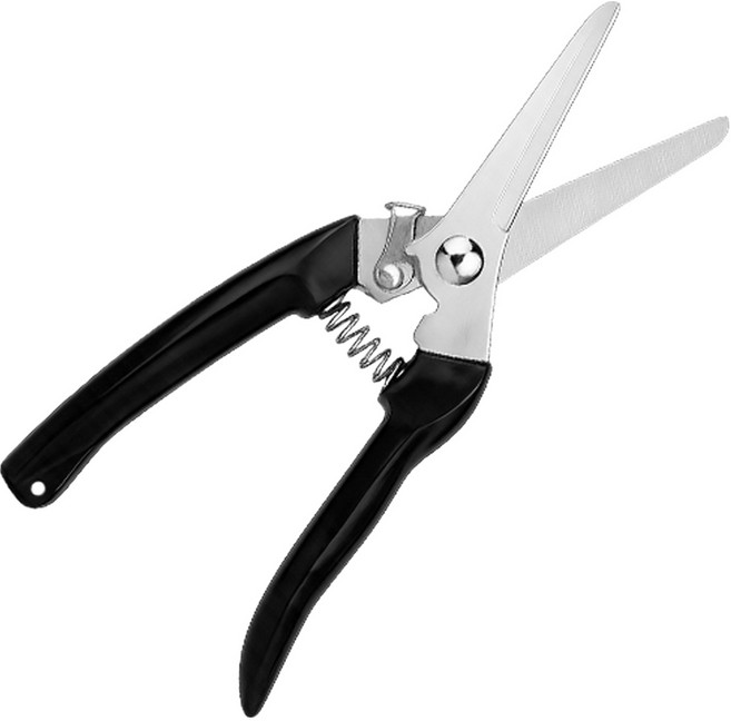 코스넬 SK5 직선날 화훼 과수 전지 정원 가위 블랙, 1개