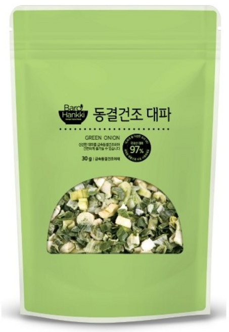 바로한끼 동결건조 대파, 30g, 1개