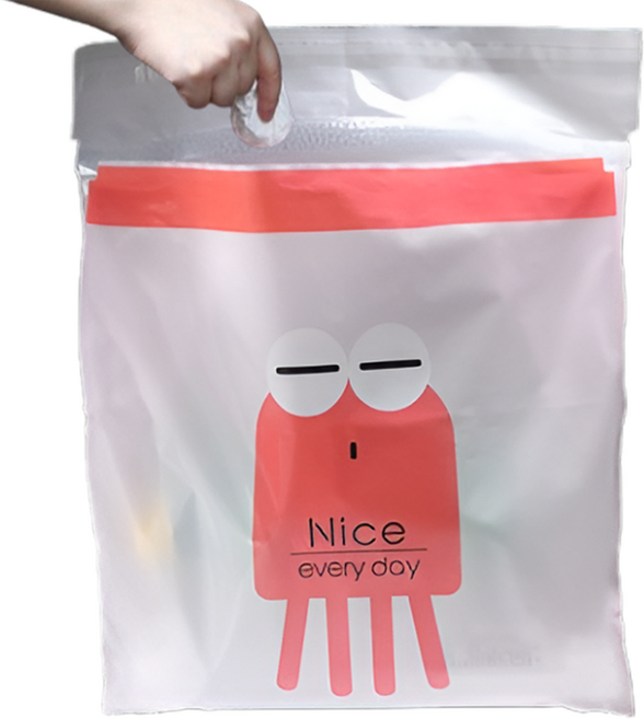 홈앤코 차량용 부착형 쓰레기봉투 레드, 10L, 80개