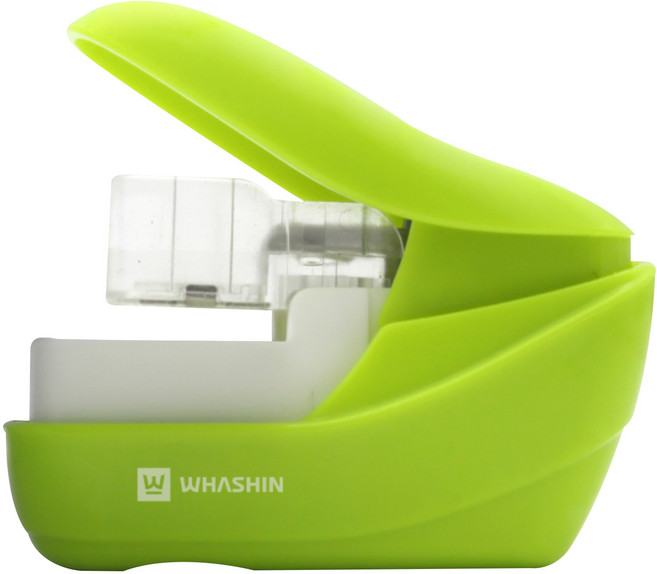 Whashin 190 無針釘書機 綠色, 1個