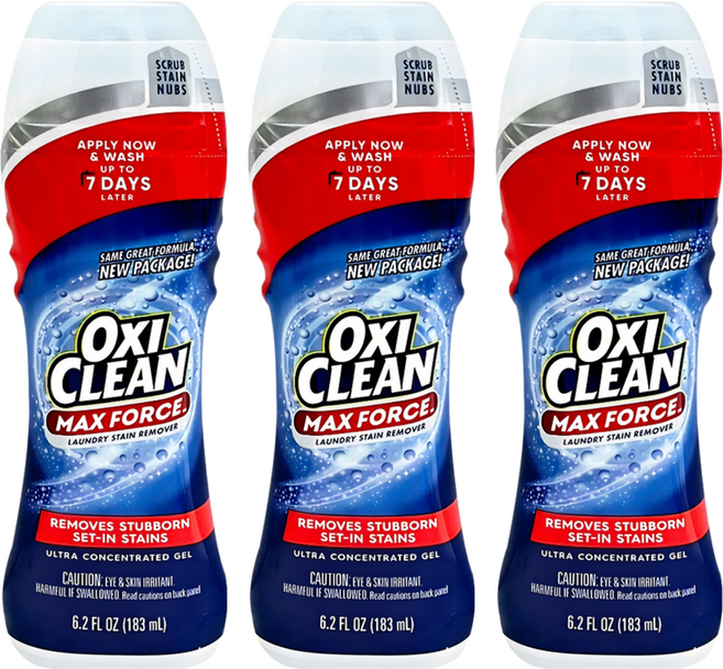 OXI CLEAN 濃縮衣物去漬凝膠, 183ml, 1入, 3個